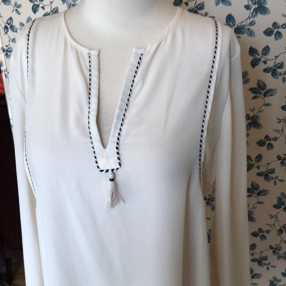 J. Crew cream blouse